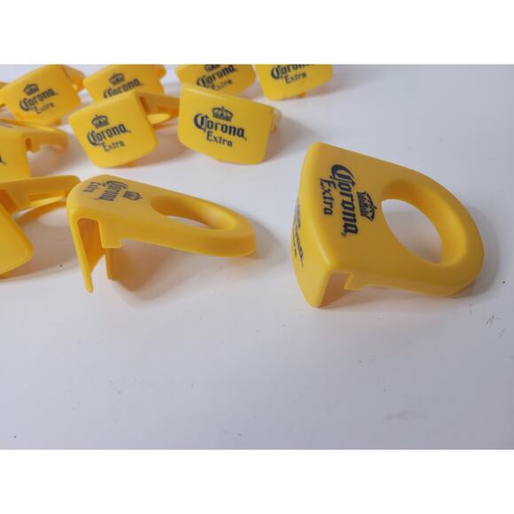 Lot of‎ 14 Corona Extra Coronita Beer Bottle Clips – Yellow & Blue - Picture 3 of 7